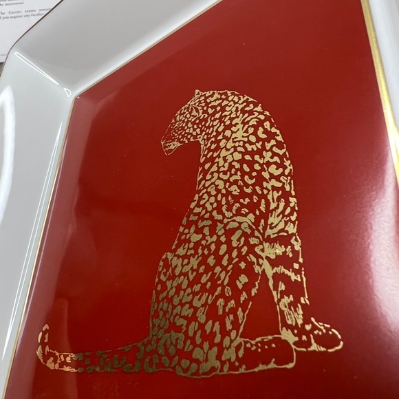 NEW Limited Edition Cartier Panther Trinket Tray Medium Model - Picture 2 of 10